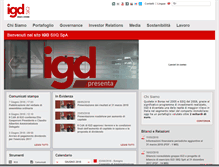 Tablet Screenshot of gruppoigd.it